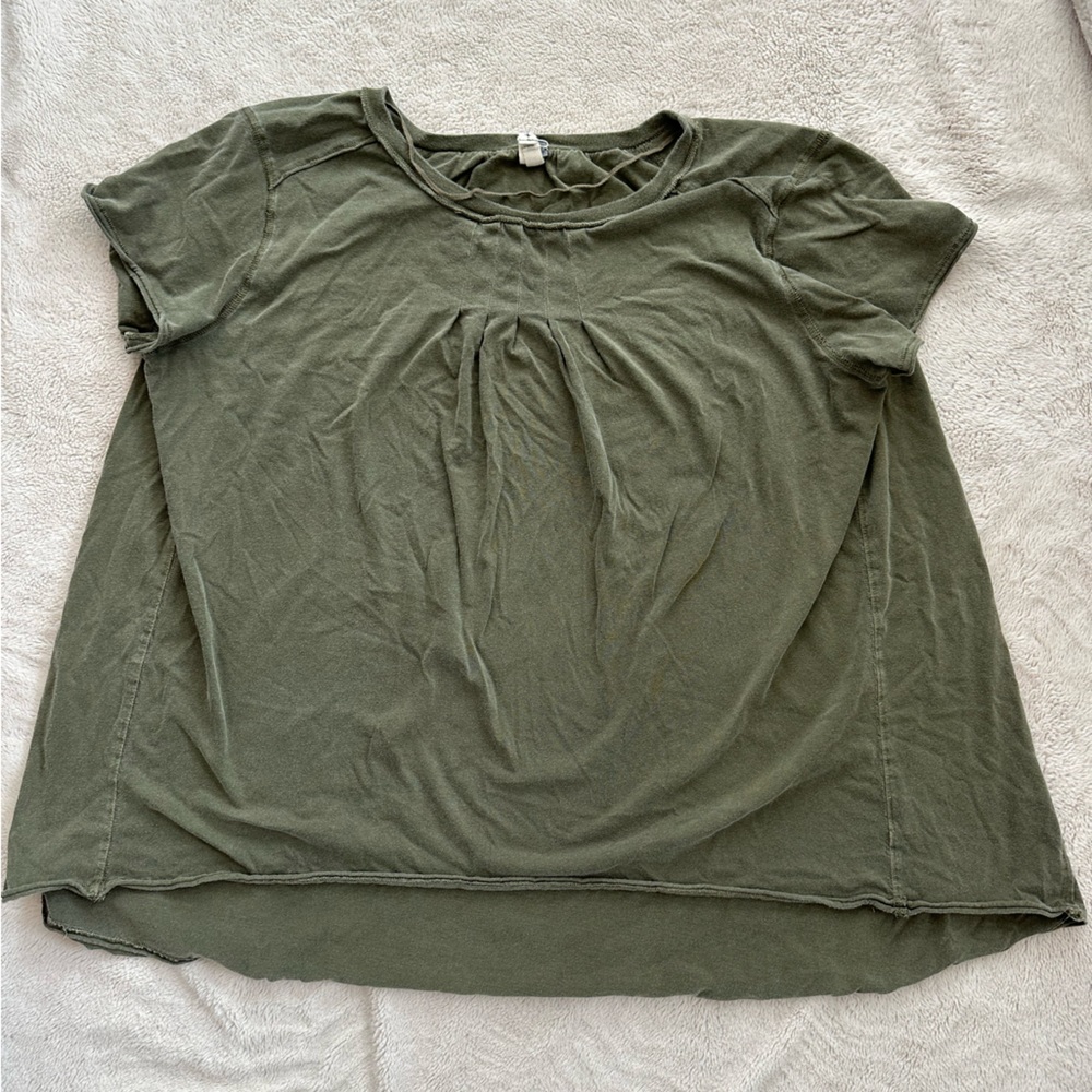 We The Free Little Gem Oversized Cotton Tunic Tee Shirt Top
